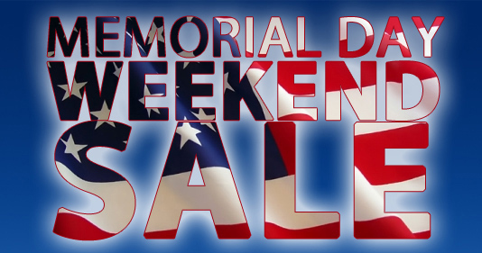 Memorial Weekend Sale!